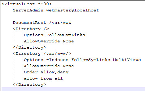 apache conf设置